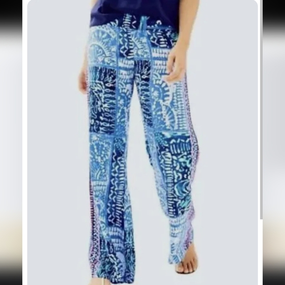 Lilly Pulitzer Pants - Lilly Pulitzer Bal Harbour Wide LegPalazzo Pants Large New
